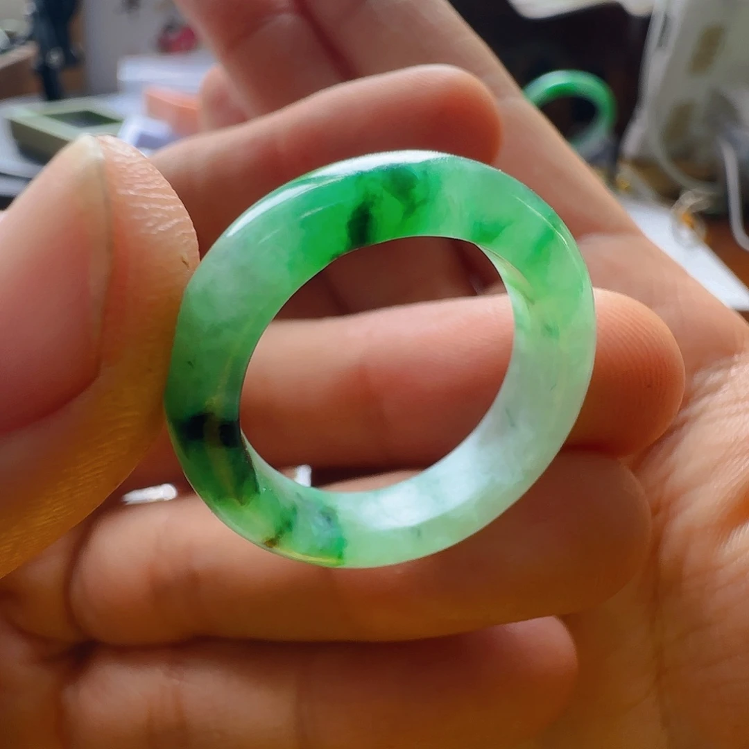 土***豆翡翠未镶嵌戒指翡翠260