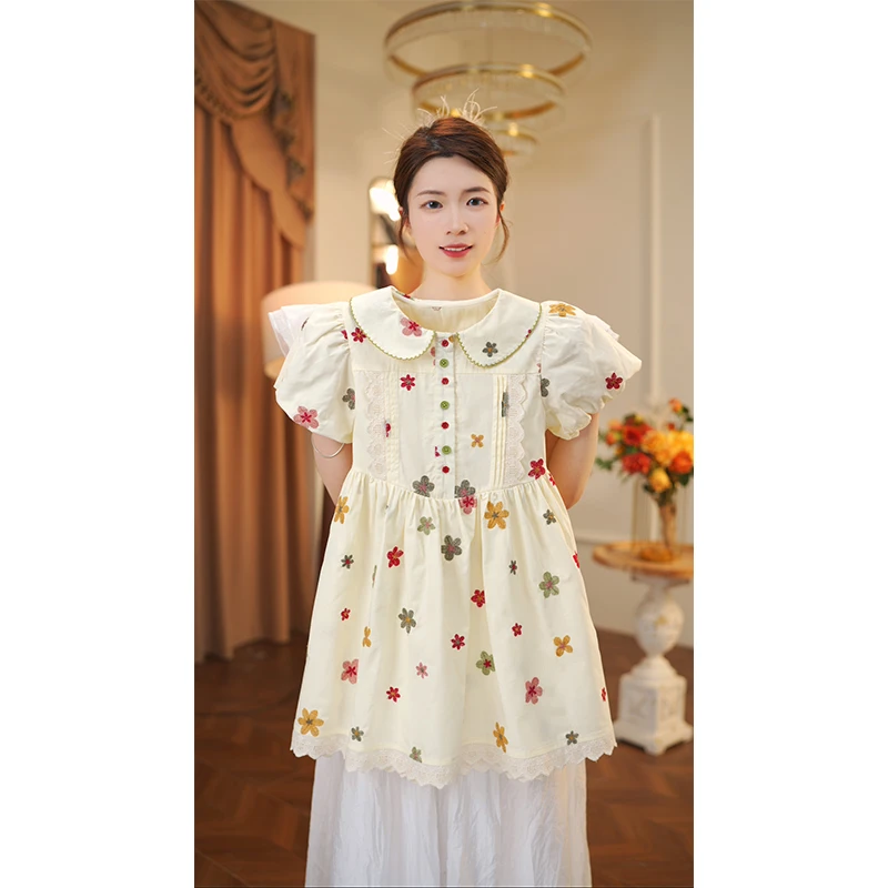 女童2025夏季新款连衣裙2025中大童女宝儿童夏款可爱裙子9976