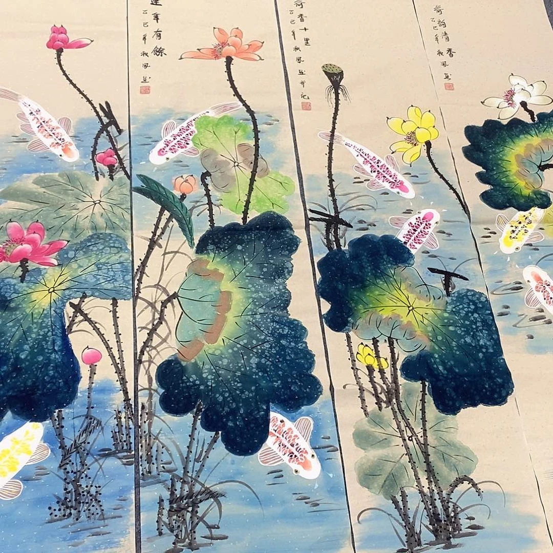 国画国画作品手绘