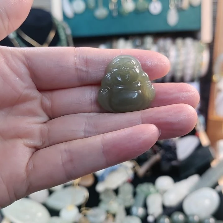 和田玉（青玉）未镶嵌项圈