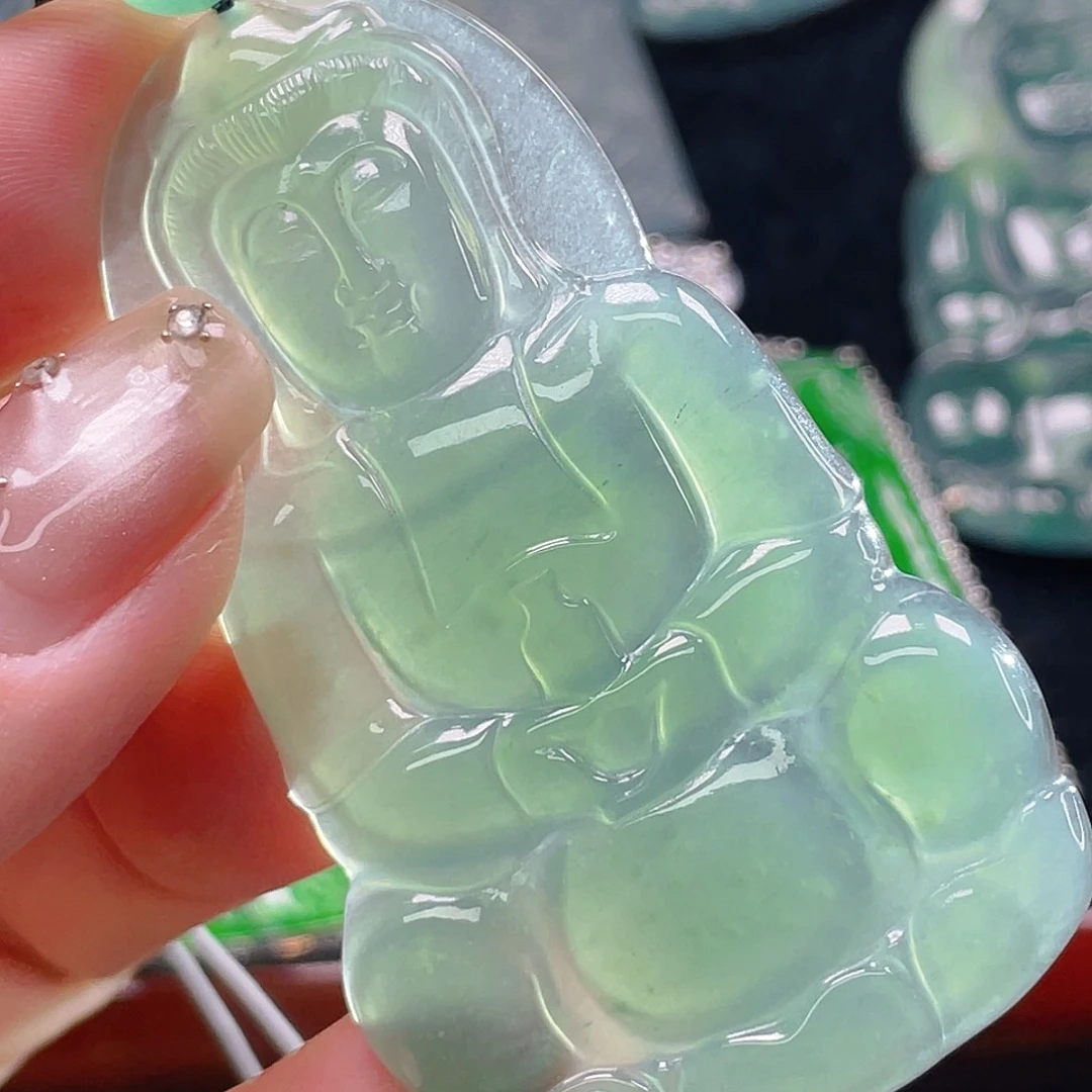 翡翠未镶嵌颈饰6，