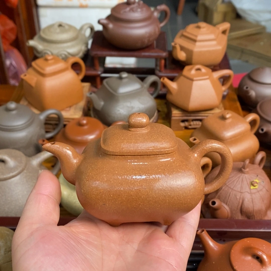 且***缘茶壶紫砂紫砂壶金降坡传如