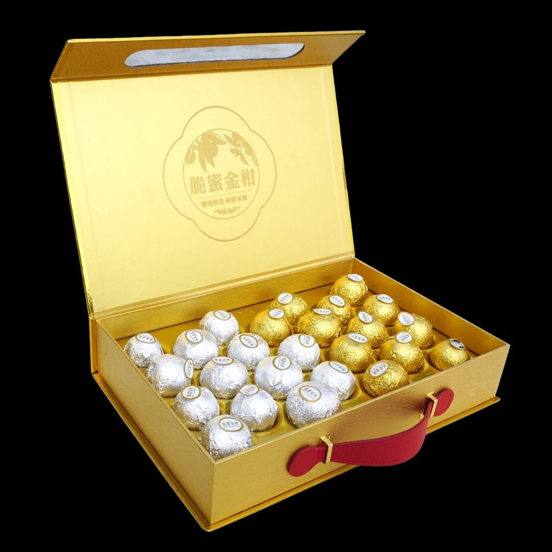 顺丰脆蜜金桔礼盒装高级年货送礼佳品现货现摘新鲜发货