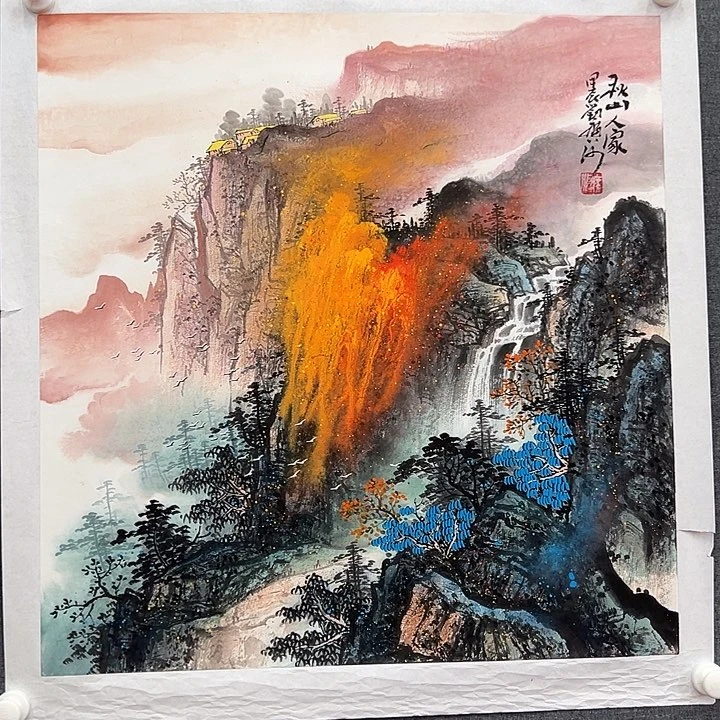 国画书画作品多次