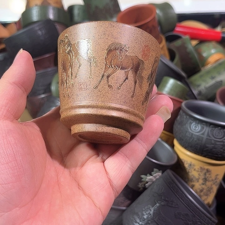 茶杯紫砂全手工紫砂主人杯