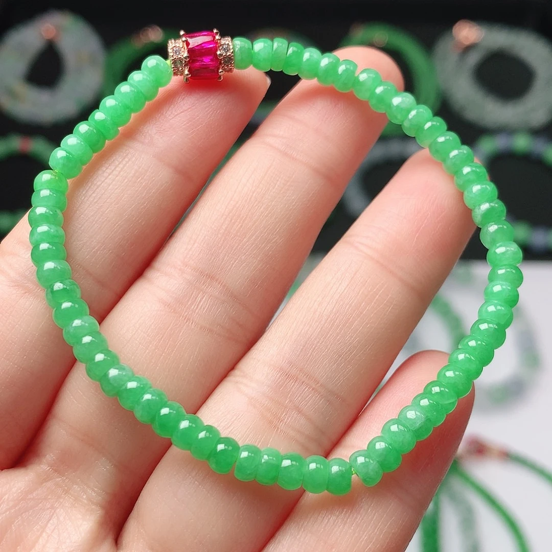 翡翠未镶嵌手链翡翠