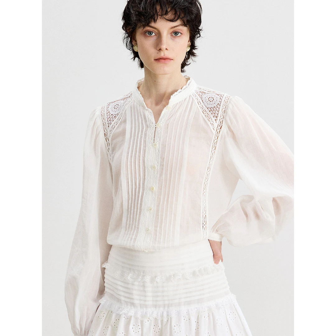 小岛微风早秋Isab*l Mara*t 法式蕾丝花边套装SY070723/QZ070713