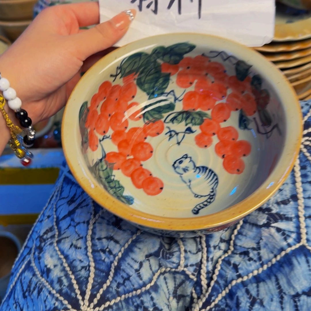 瓷片景德镇陶瓷手工手绘