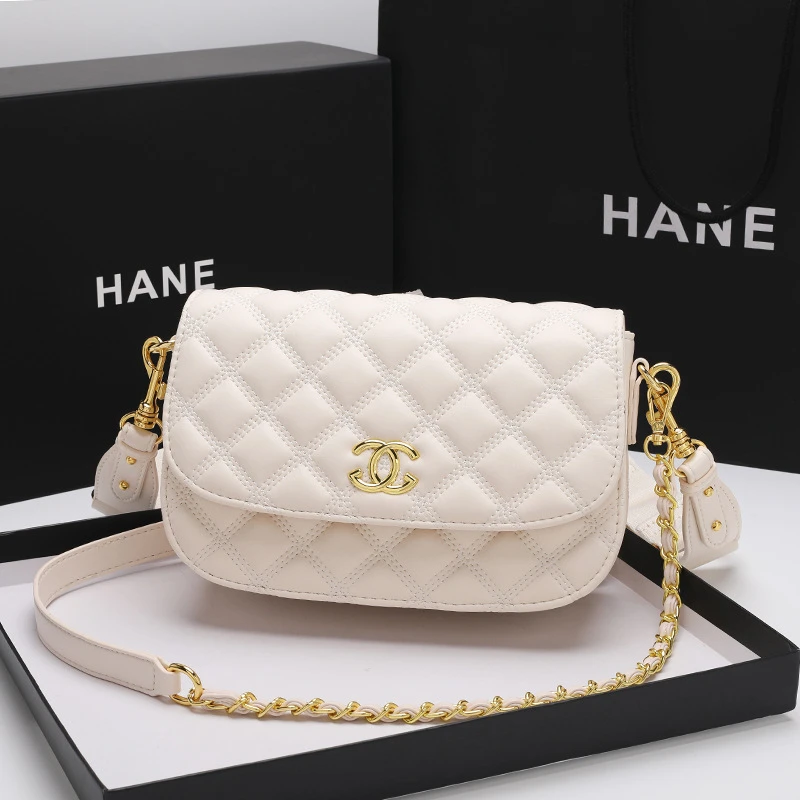 香港正品包包2025新款小香风菱格链条包百搭洋气高级质感斜挎小包