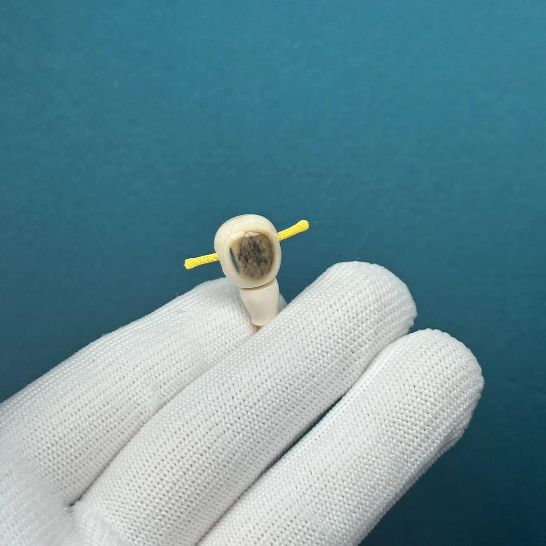 D78-78天然猛犸牙 黄金瞳三通10.9*18.8*10.2mm支持鉴定假一罚十