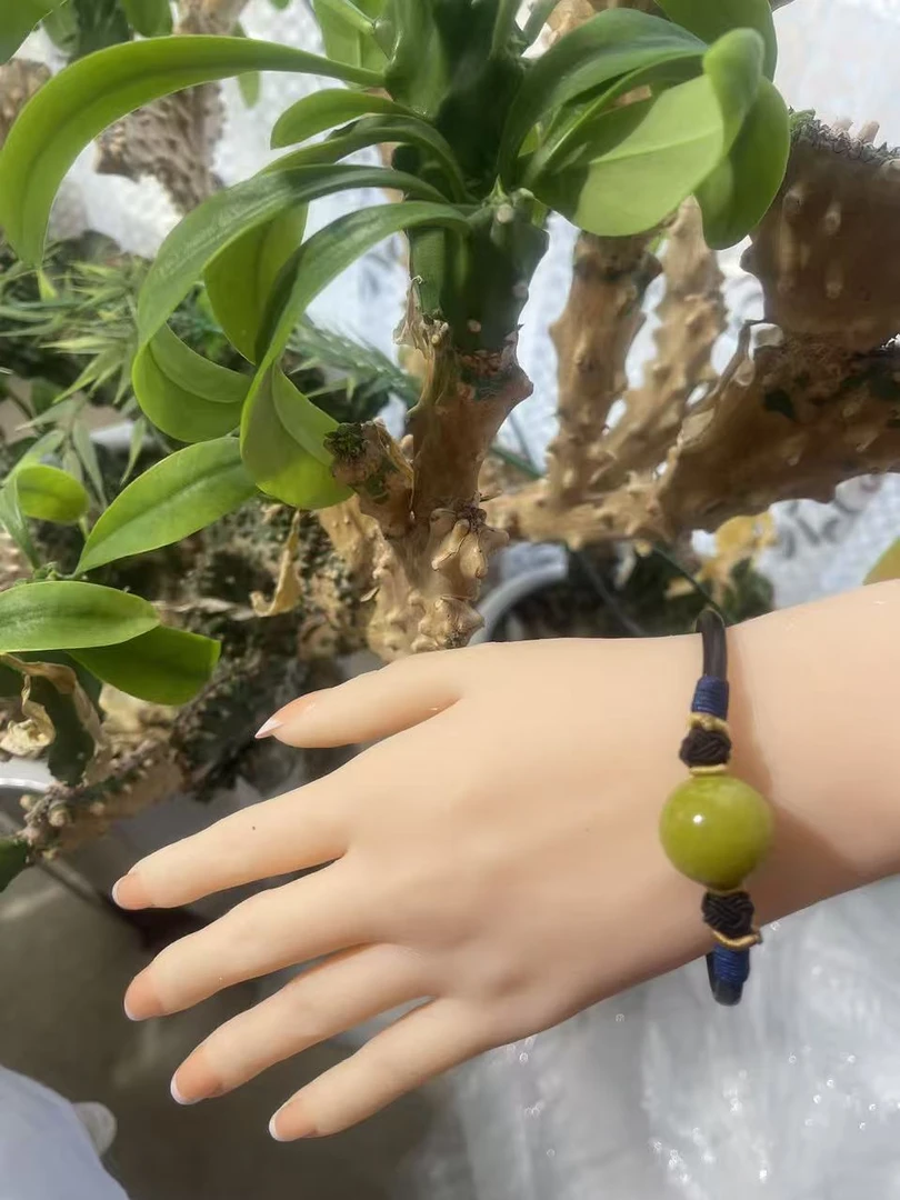 【抖音质检发货】精美岫玉转运珠手链