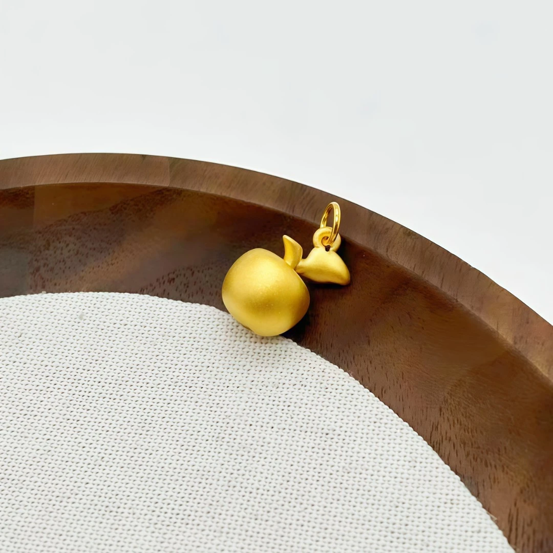 足金999 苹果吊坠 1.51