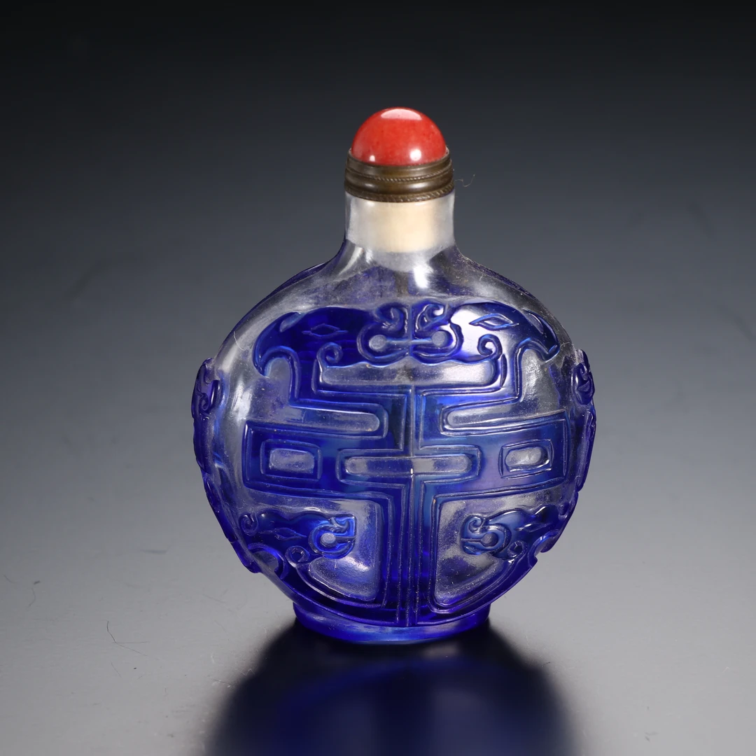 《博古文物》- 料器鼻烟壶-Xx-250225