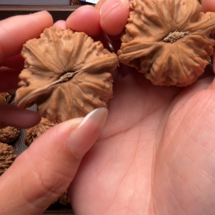 F****文玩核桃吊坠白狮子43全