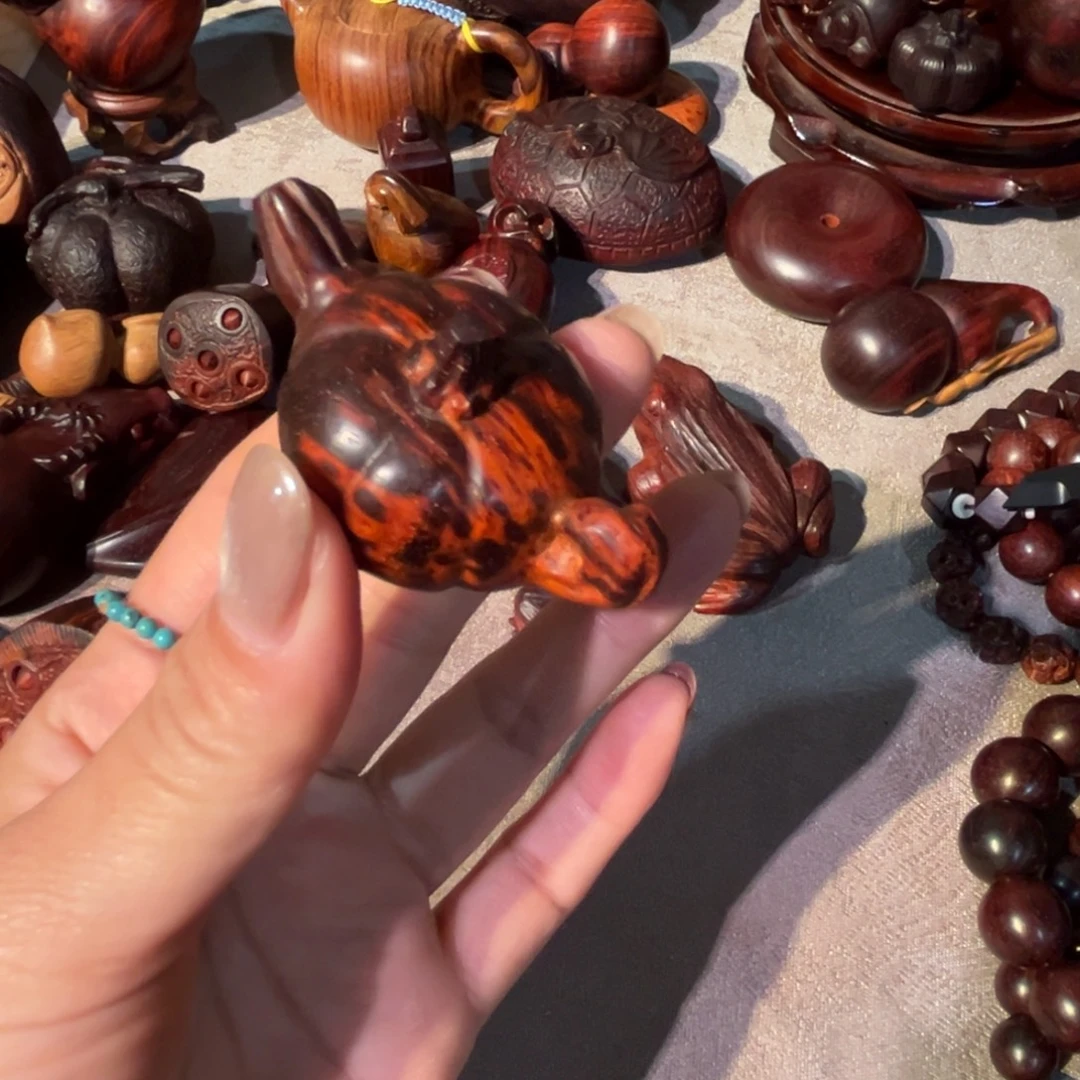 用***1檀香紫檀（小叶紫檀）南瓜壶