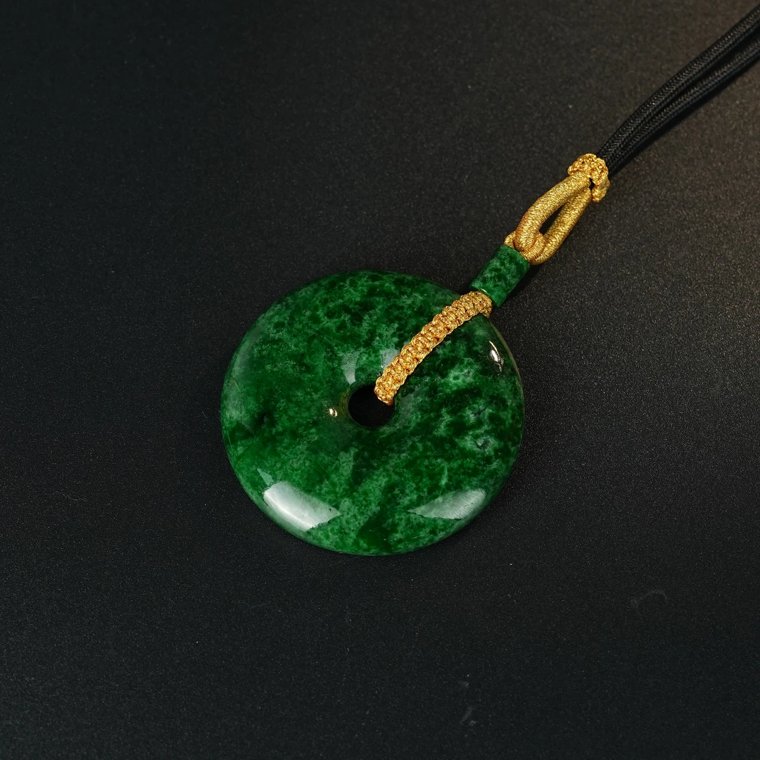 R*翡翠平安扣项链@YLG12011618@