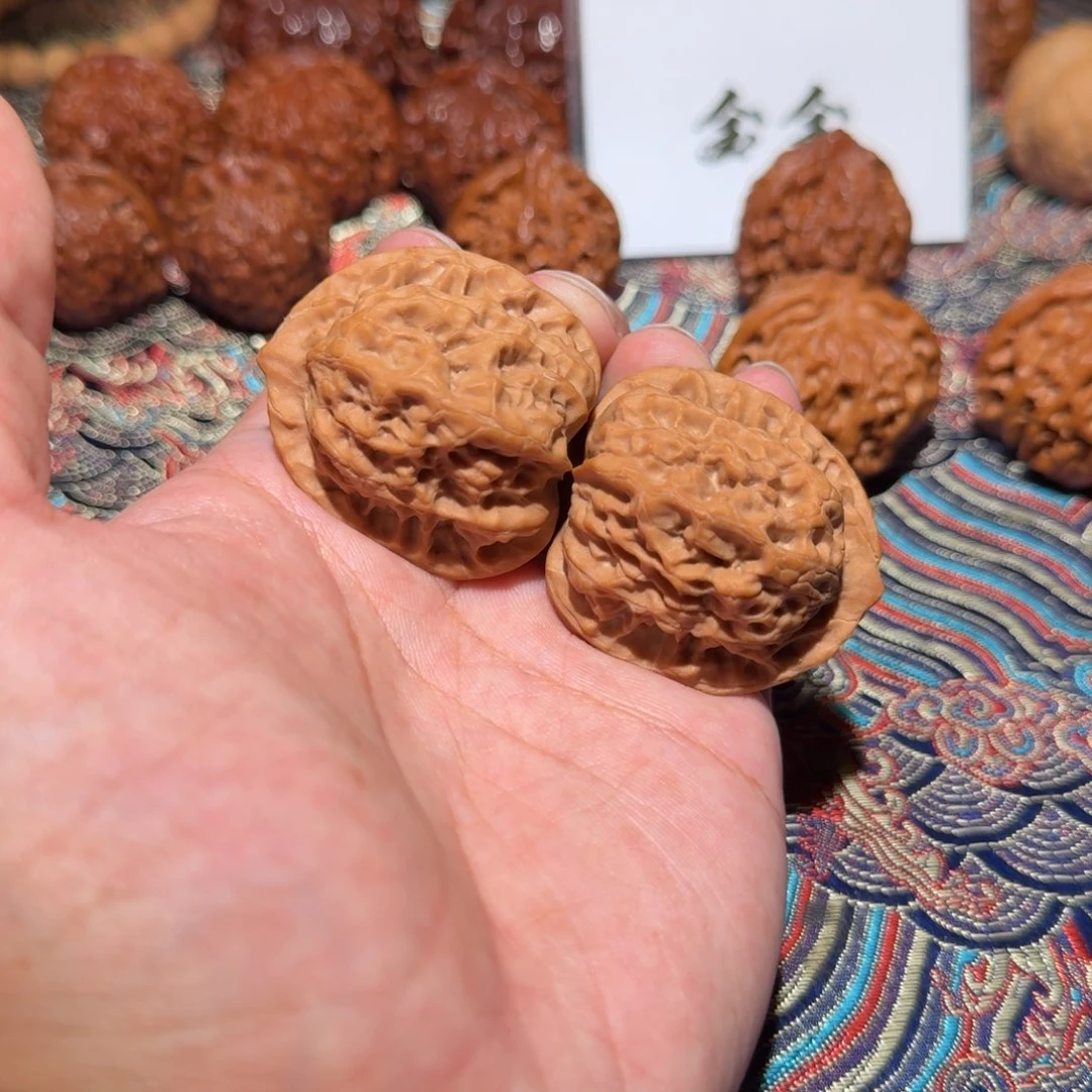 把件核桃458蓟县佛肚，尺寸38