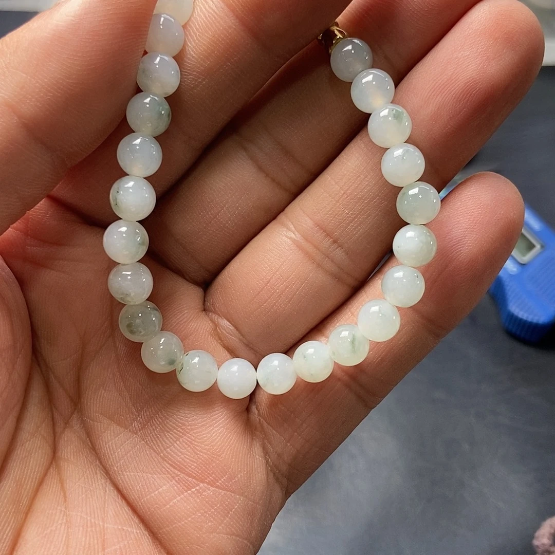 定制翡翠未镶嵌翡翠手串