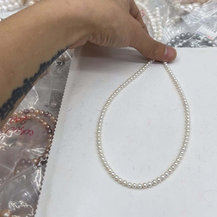 未镶嵌淡水珍珠颈饰00974