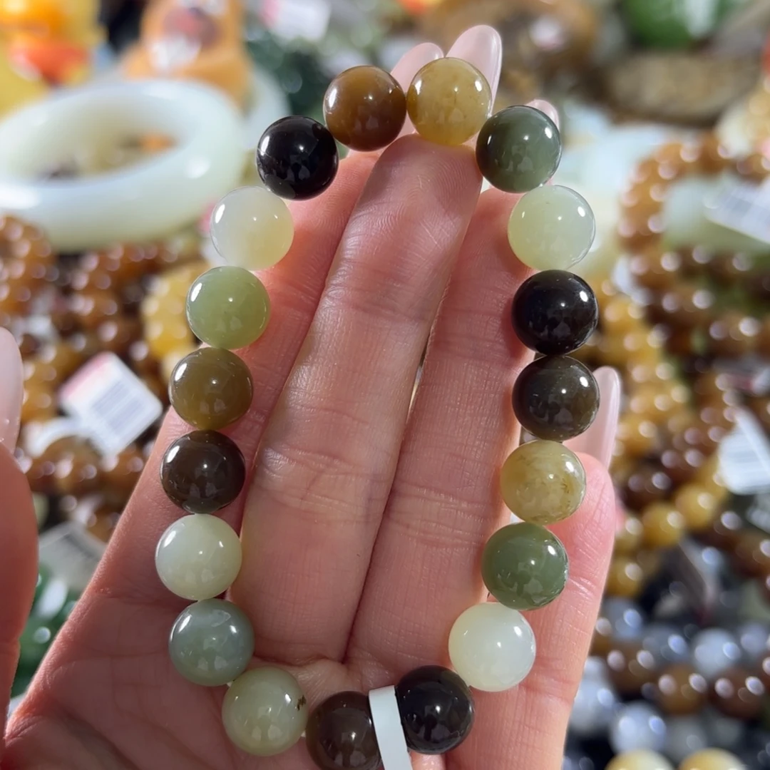 和田玉未镶嵌手串229