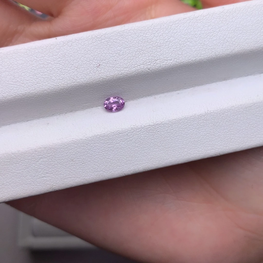 裸石蓝宝石0.36ct无烧紫色蓝宝石