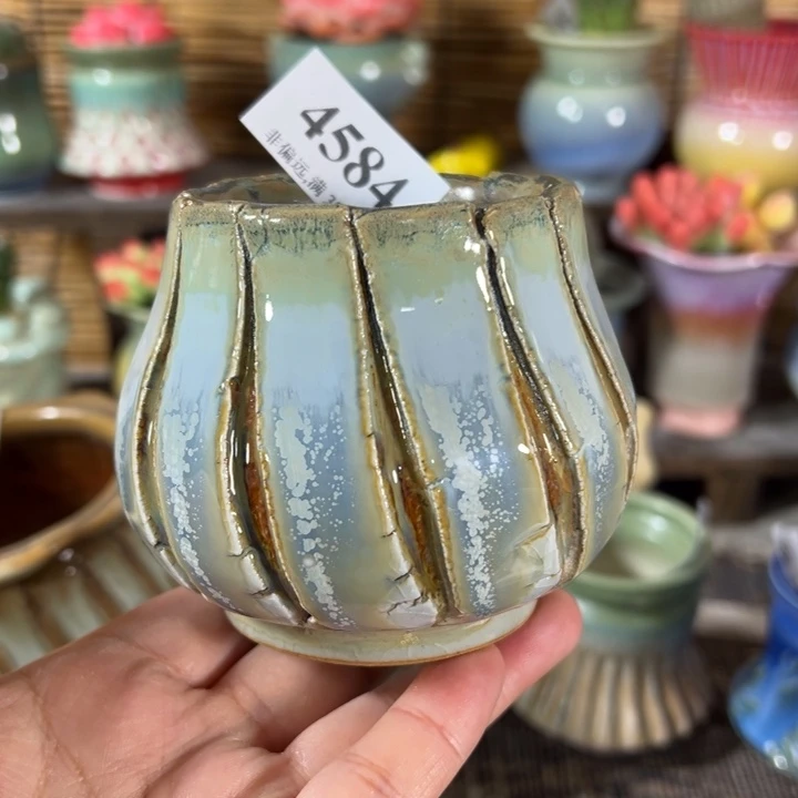 口5高7 手工花盆满30包邮