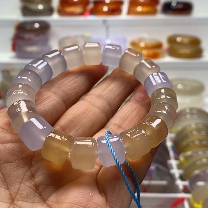 玛瑙/玉髓未镶嵌手链