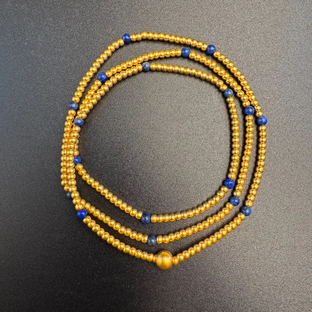 足金999 黄金古法 蓝三圈