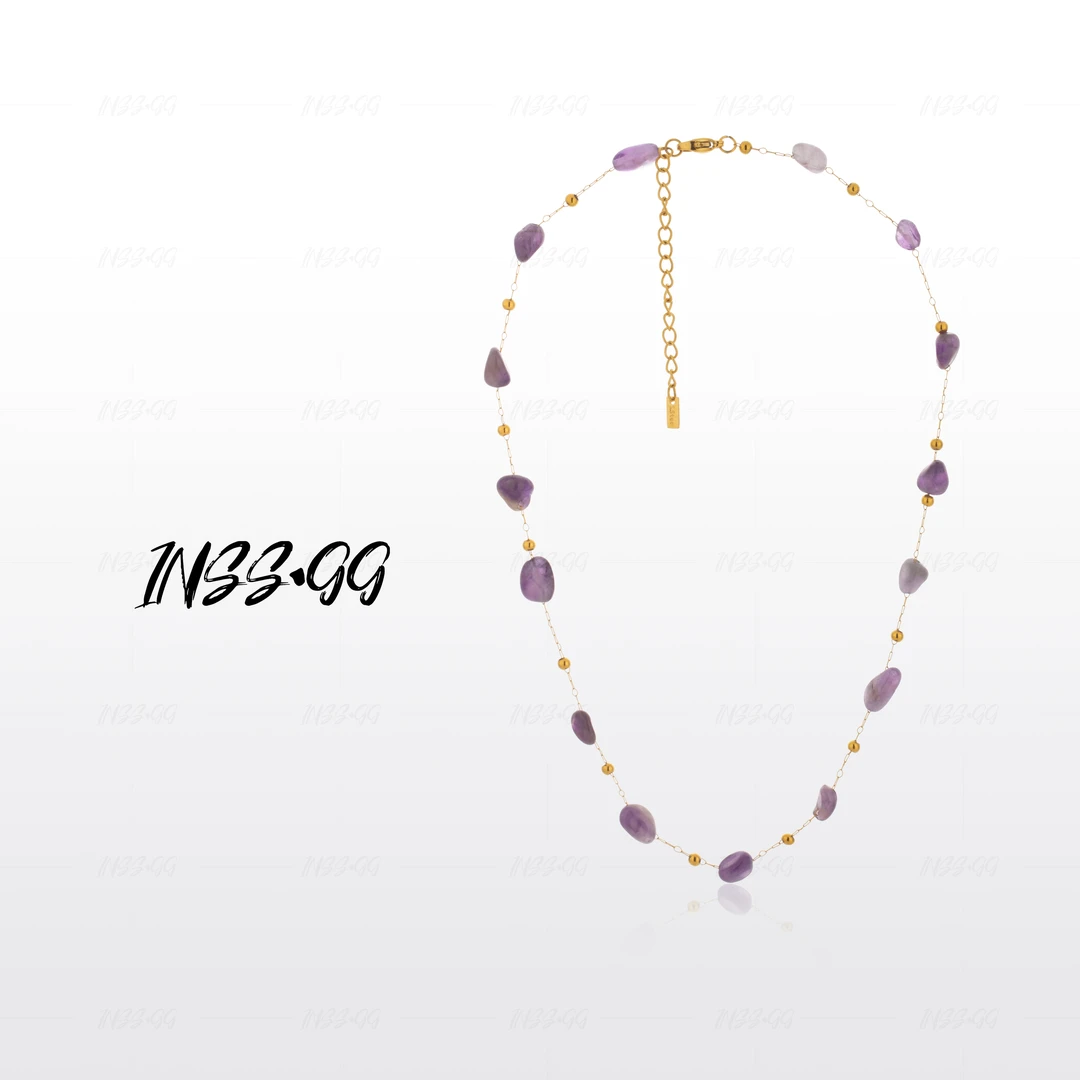 钛钢项链 钛钢项链 钛钢时尚轻奢气质百搭简约小众项链YX2655B