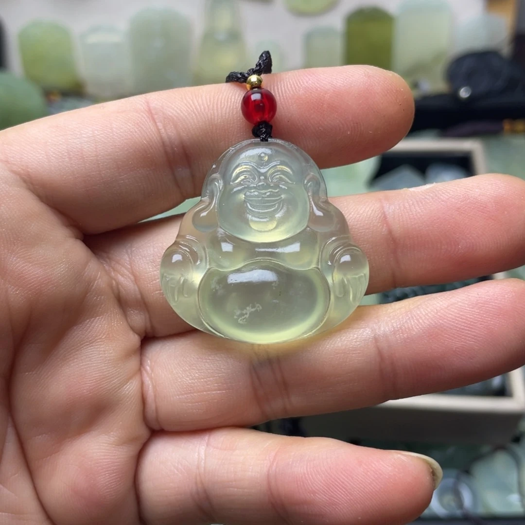 未镶嵌蛇纹石玉颈饰