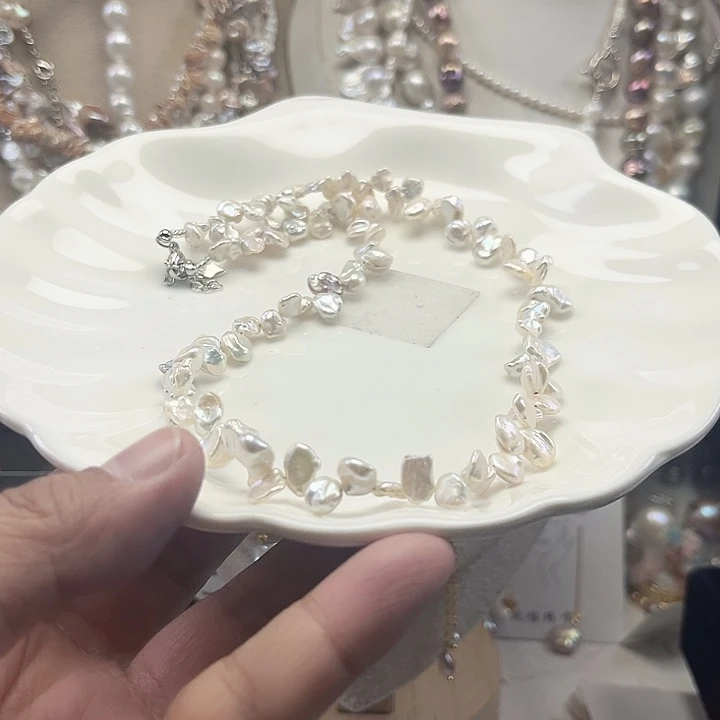 项链淡水珍珠未镶嵌【纯恬】