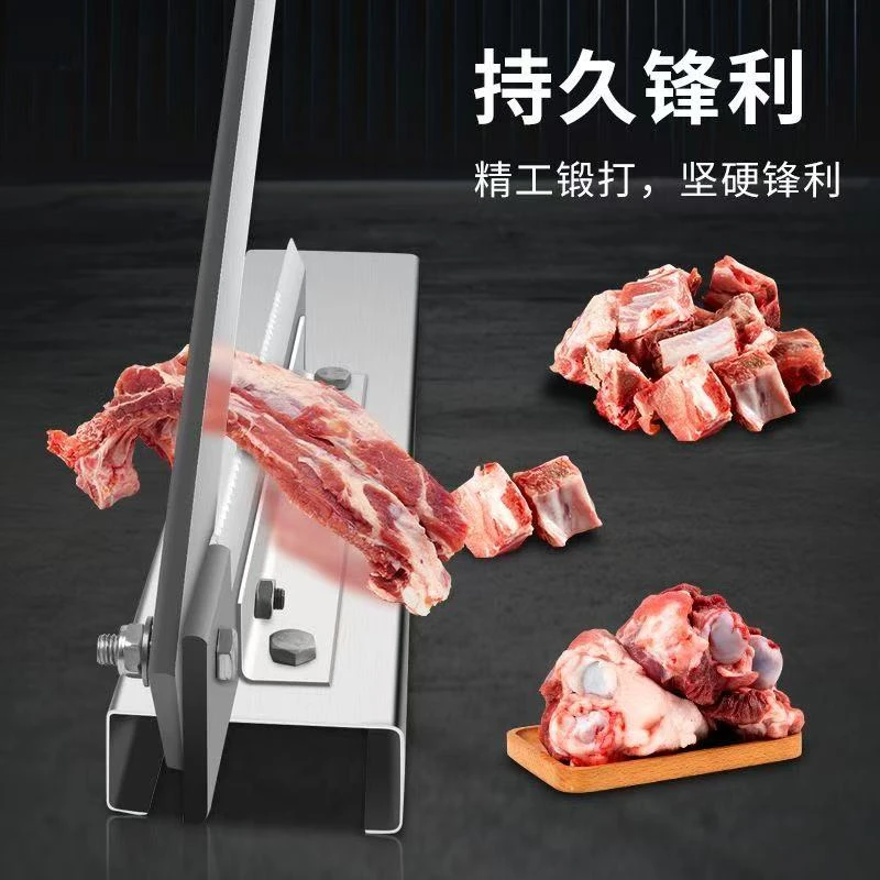 铡刀家用小型切骨机商用排骨中药切肉闸刀高锰钢切鸡大匝刀轧草刀