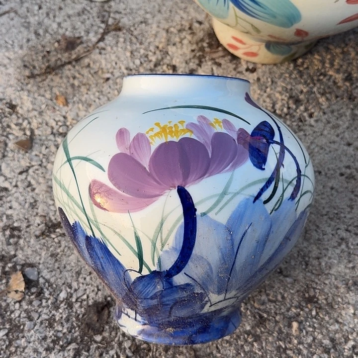 微瑕景德镇手工陶瓷花瓶