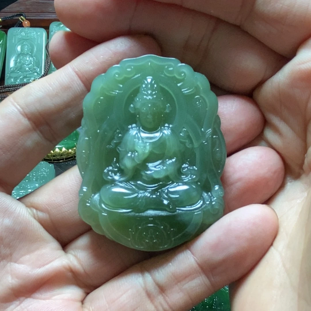 和田玉（碧玉）未镶嵌挂件