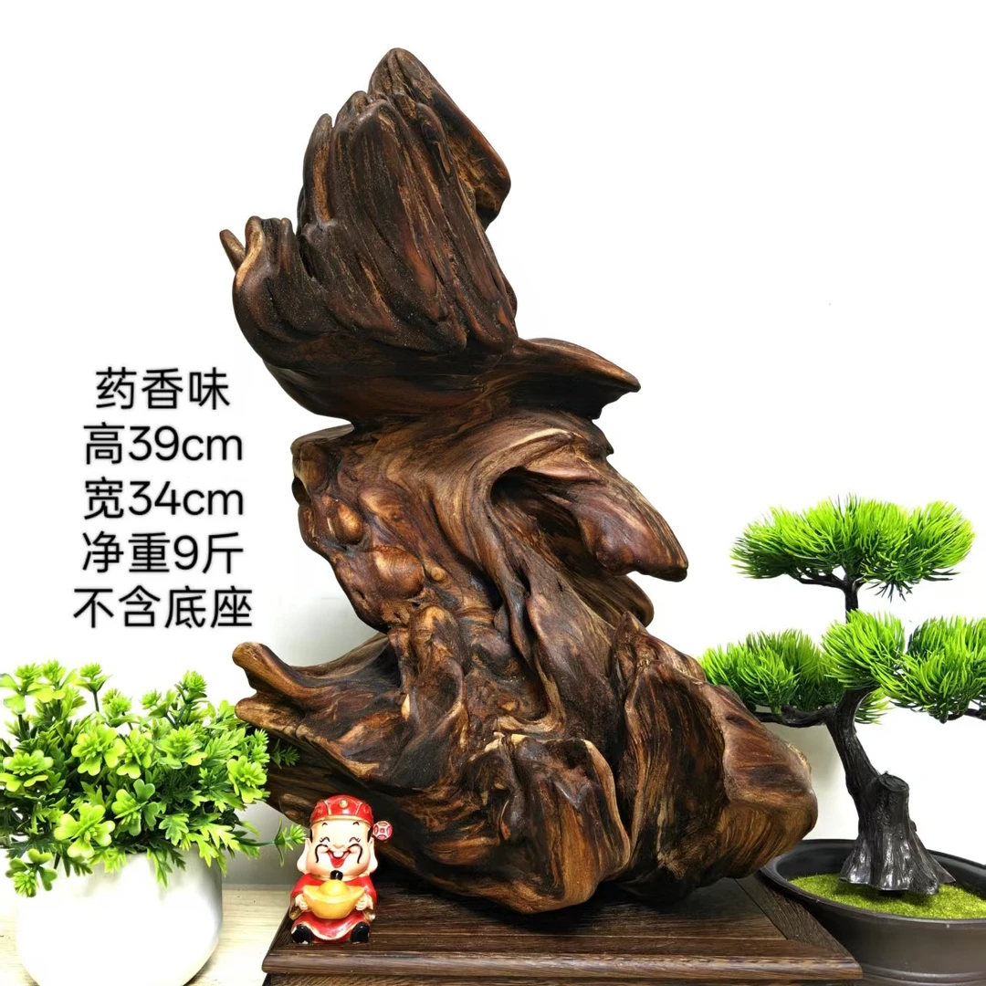 广西天然居家装饰工艺品摆件药香味老料中式精美