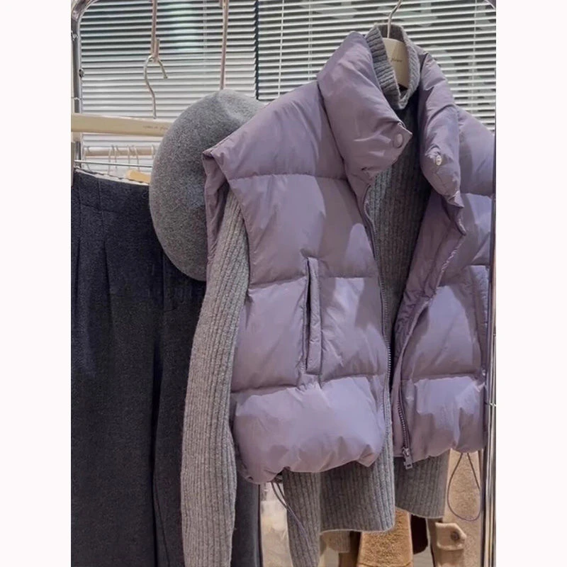 春季穿搭一整套女2025新款韩系减龄加厚棉服马甲保暖内搭两件套装