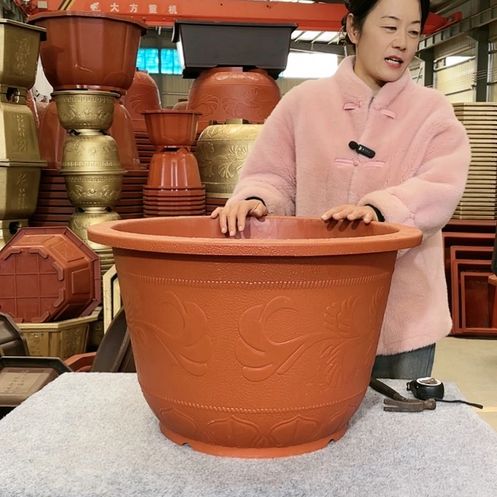 圆盆红色六零两个