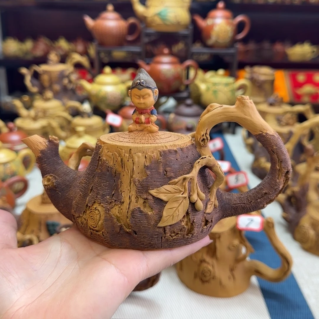 茶壶紫砂树桩悟空