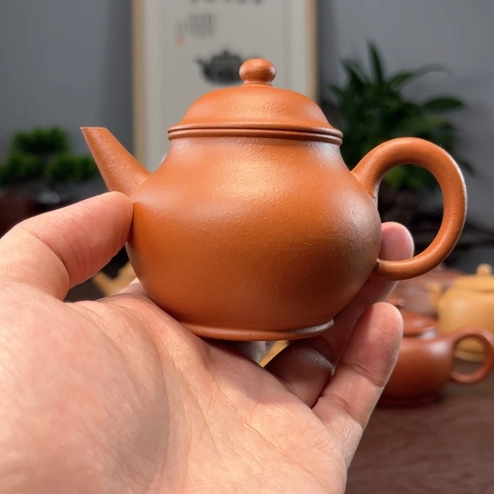 紫砂茶壶大**兔半手工
