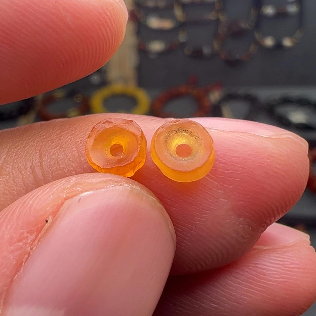 玛瑙/玉髓合金玛瑙对珠