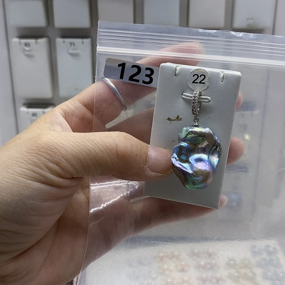 颈饰合金淡水珍珠