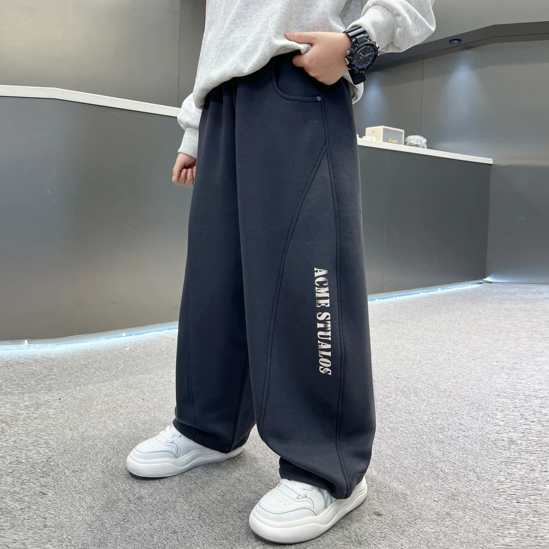 男童运动裤子春秋款2025新款痞帅儿童装秋季休闲运动卫裤大童秋装