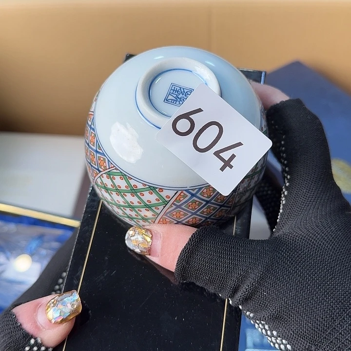 汐***姥瓷片很好看的杯子