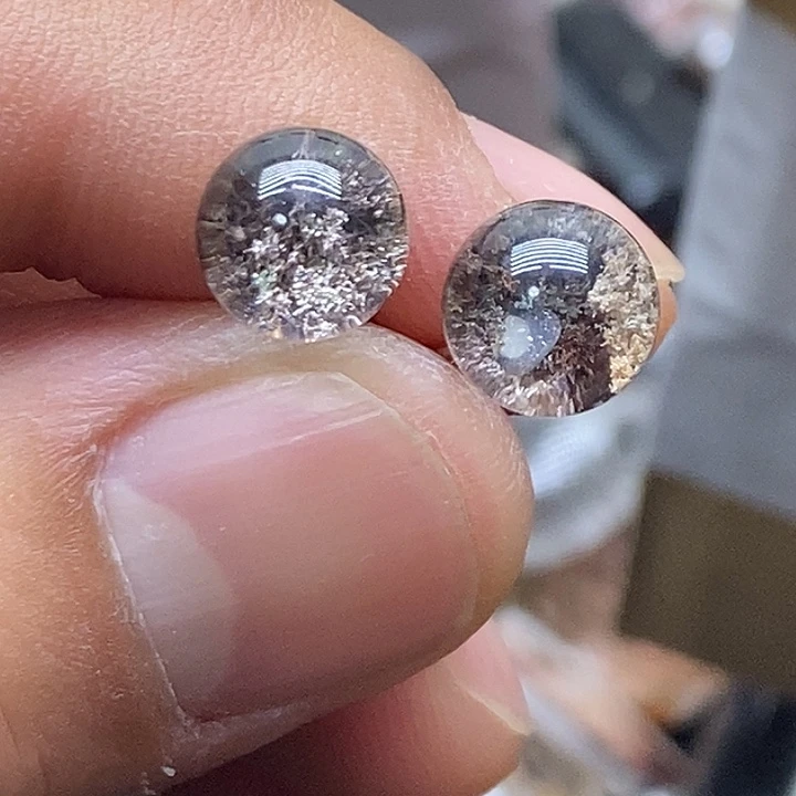 水晶珠宝半成品银S925镶嵌