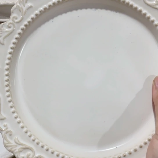 微瑕陶瓷完美主义者勿拍8.5寸圆处理4个