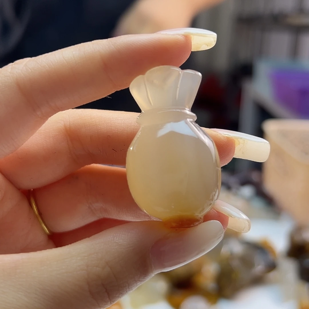 玛瑙/玉髓未镶嵌吊坠(不含链)