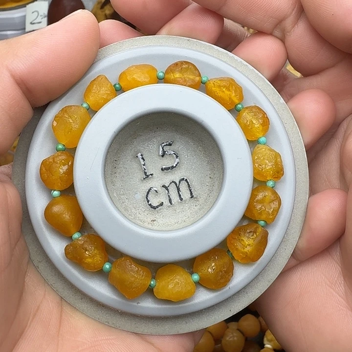 蜜蜡未镶嵌裸石天然蜜蜡手串