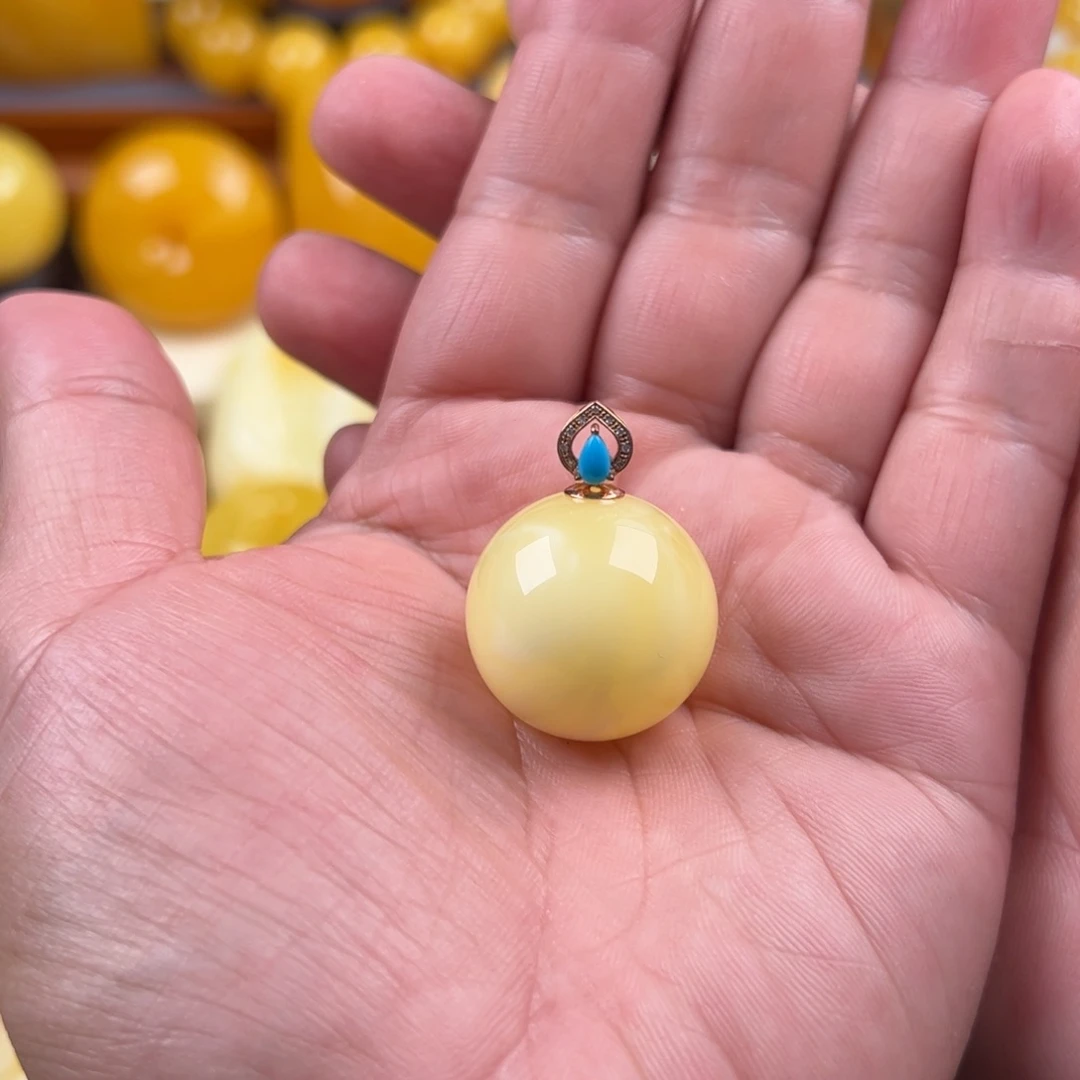 未镶嵌颈饰琥珀纯天然蜜蜡