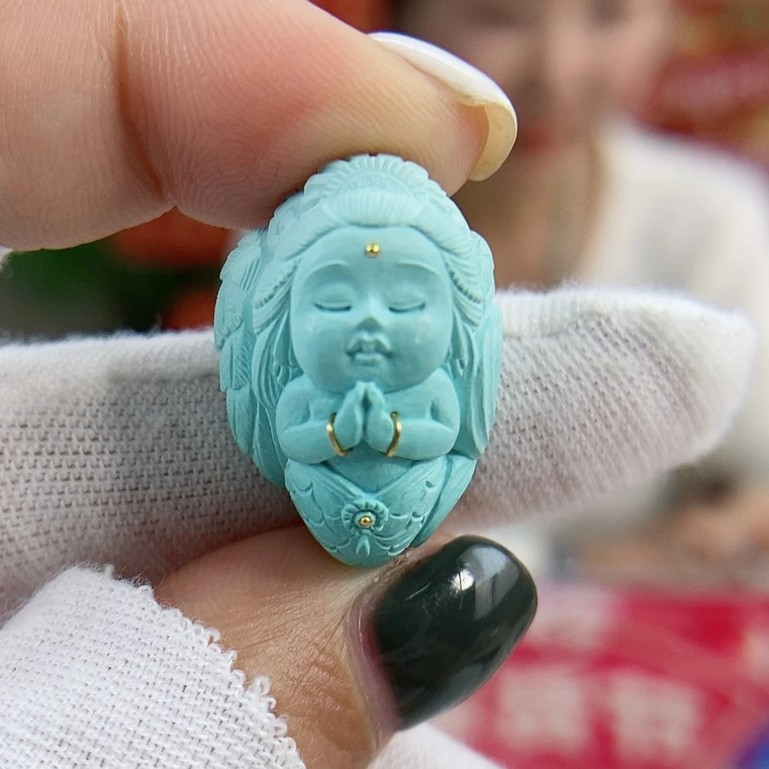 绿松石珠宝奇石未镶嵌