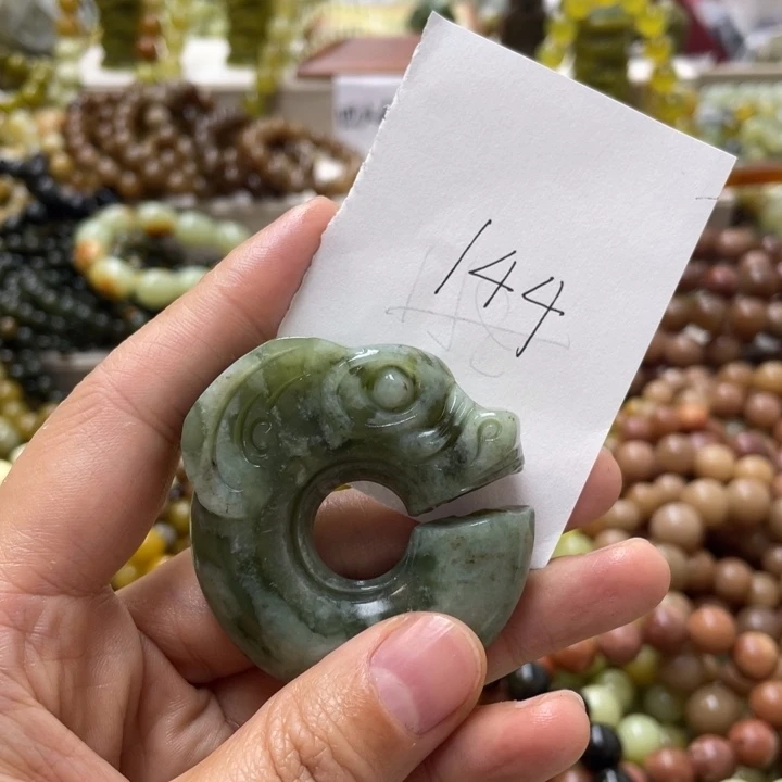 未镶嵌蛇纹石玉手链九**感